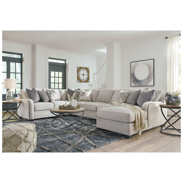Ashley Furniture Dellara 5 Piece Upholstered Sectional Wayfair Canada
